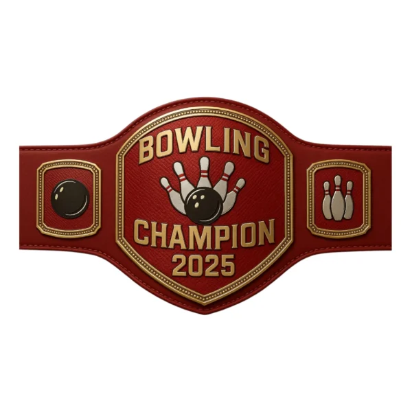 Bowling Championship Belt
