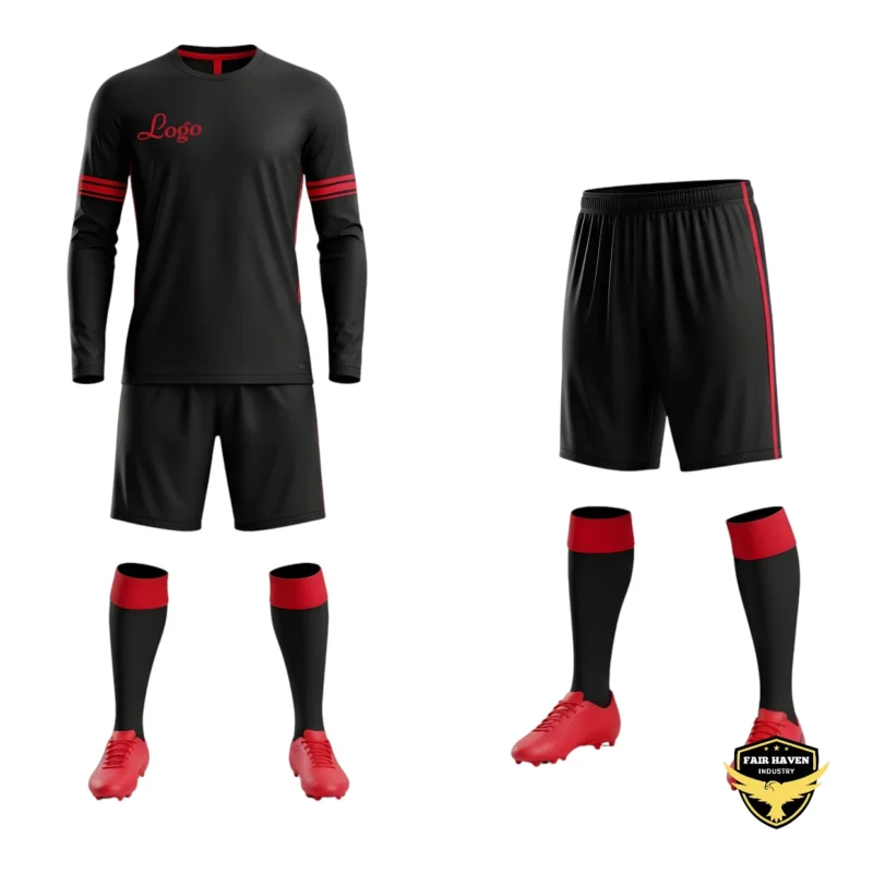 Custom Soccer Uniform (Black)