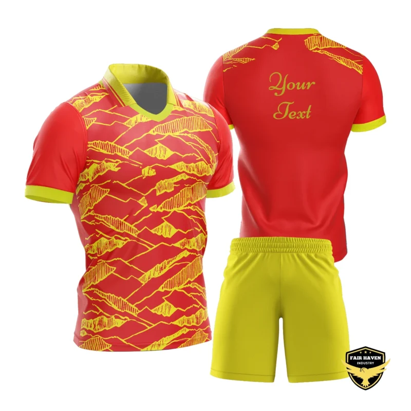 Custom Soccer Uniform (Red)