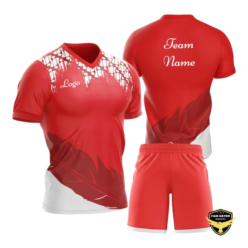 Custom Soccer Uniform (Red)