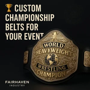 Wrestling Championship Belt Gold Plated
