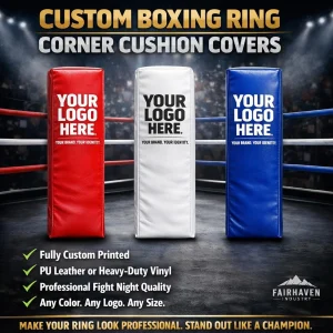 Custom Boxing Ring Corner Cushion Covers (Set of 4)