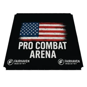Heavy-Duty Professional Ring Canvas – Custom BOXING, WRESTLING & MMA Mat Cover with Logo