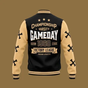 Custom Varsity Jacket – Wool & Leather