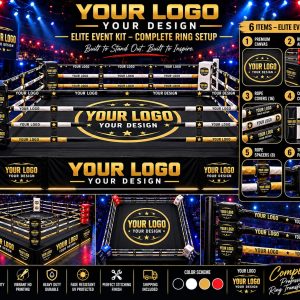 Custom Professional Ring Canvas Mat Cover